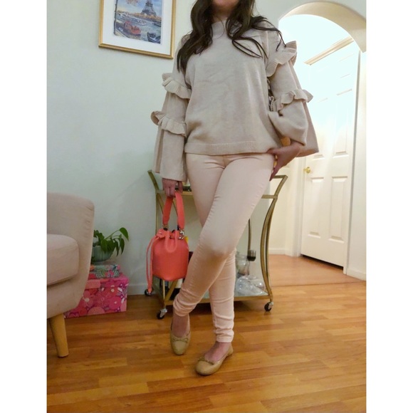 Light Pink Skinny Pants - Picture 4 of 4